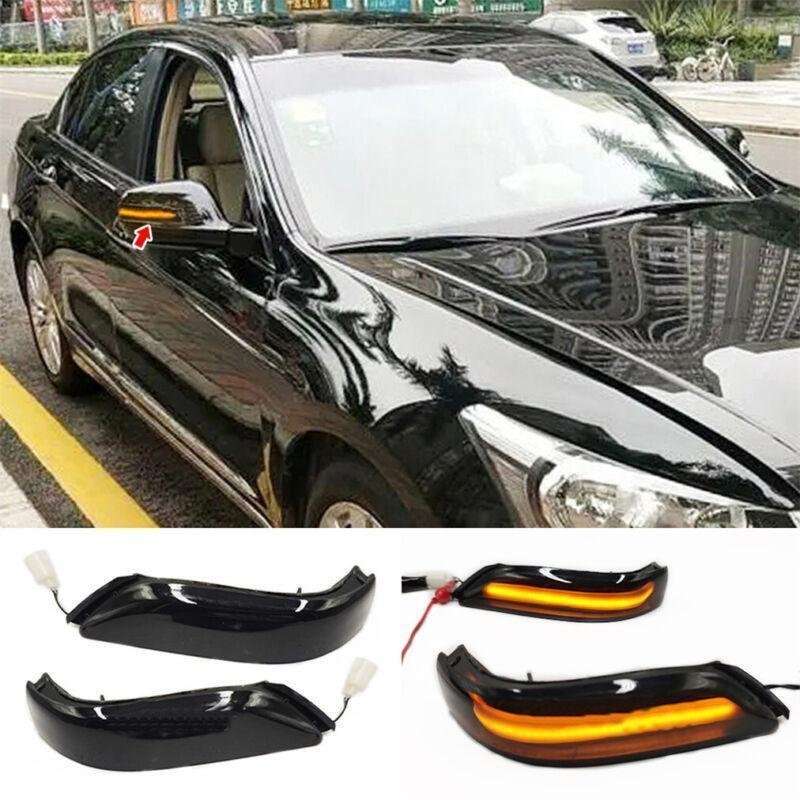 Pair Rear View Door Mirror Turn Signal Lamp Light Fit For Honda Accord 2008-2013