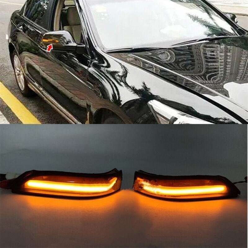 Pair Rear View Door Mirror Turn Signal Lamp Light Fit For Honda Accord 2008-2013