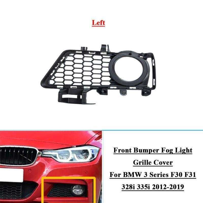 Front Bumper Fog Light Grille Cover For BMW 3 Series F30 F31 2012-2019 Left