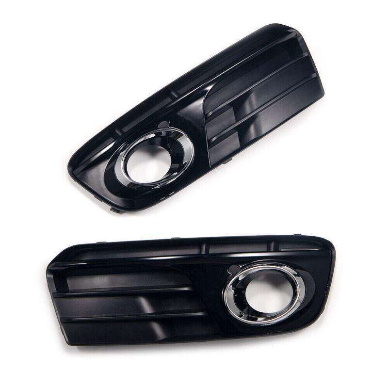 Front Bumper Fog Light Grille Bezel Cover Lower For Audi Q5 2013-2017 Pair