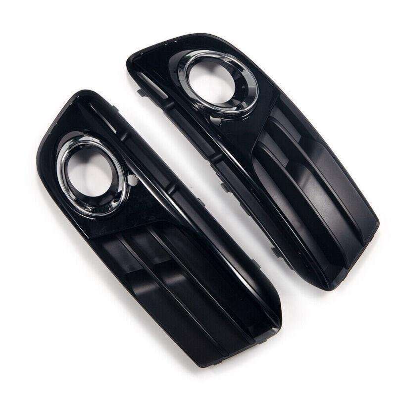 Front Bumper Fog Light Grille Bezel Cover Lower For Audi Q5 2013-2017 Pair