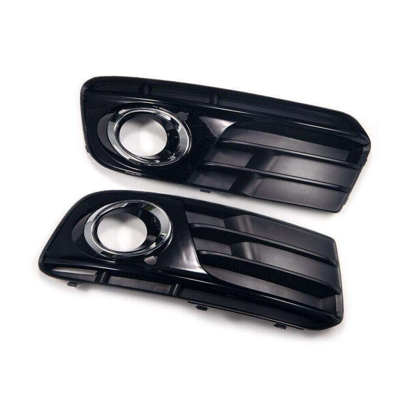 Front Bumper Fog Light Grille Bezel Cover Lower For Audi Q5 2013-2017 Pair
