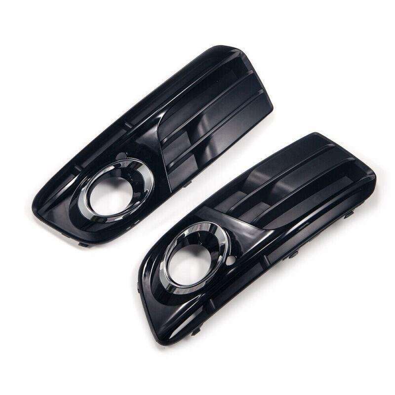 Front Bumper Fog Light Grille Bezel Cover Lower For Audi Q5 2013-2017 Pair