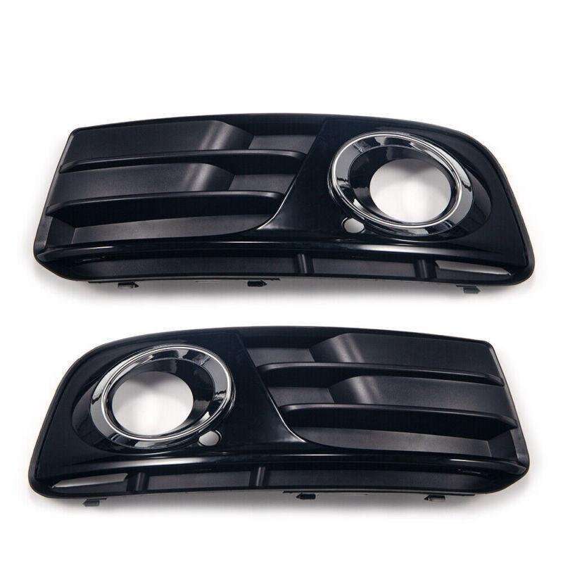 Front Bumper Fog Light Grille Bezel Cover Lower For Audi Q5 2013-2017 Pair