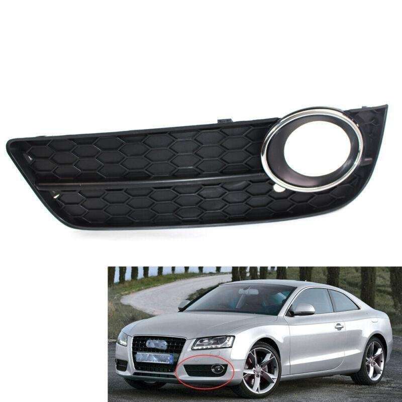 1X ABS Car Front Left Bumper Fog Light Lower Grille Cover for Audi A5 2008-2011