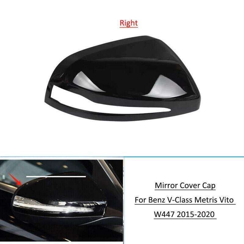 Right Rear View Mirror Cover Caps For Benz Vito V-Class Metris W447 2015-2020