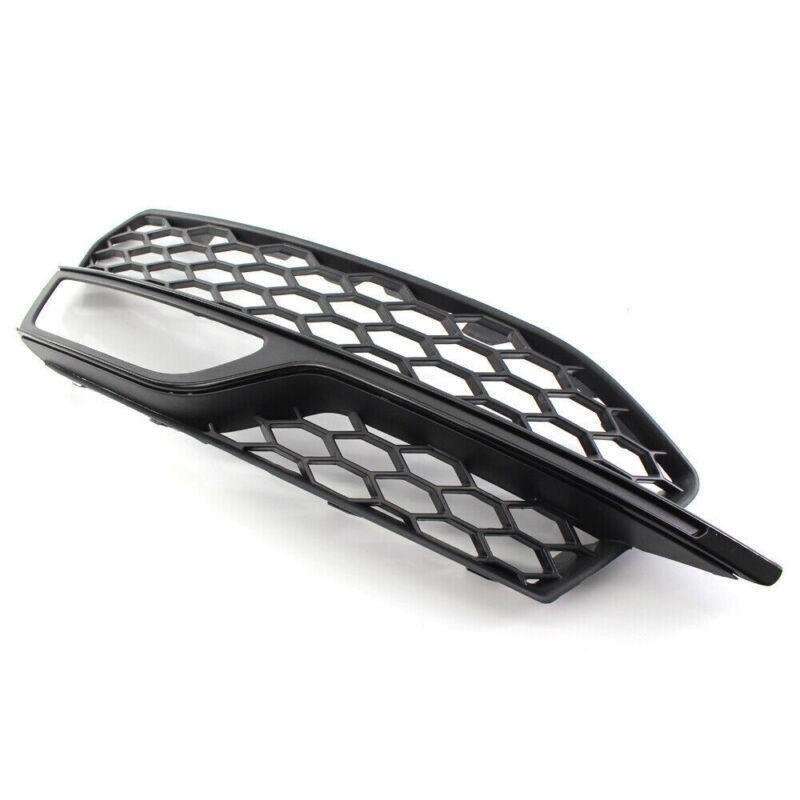 Fit For Audi A3 S-Line S3 2014-2016 Pair of Bumper Fog Light Grill Grille