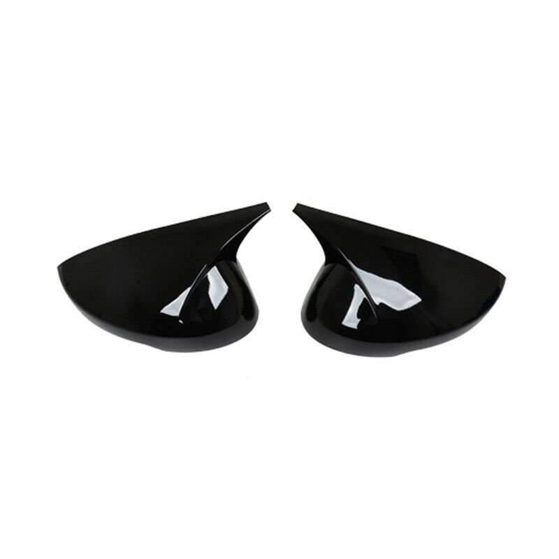Gloss Black OX Horn Rear View Side Door Mirror Cover For Acura Integra 2023-2024