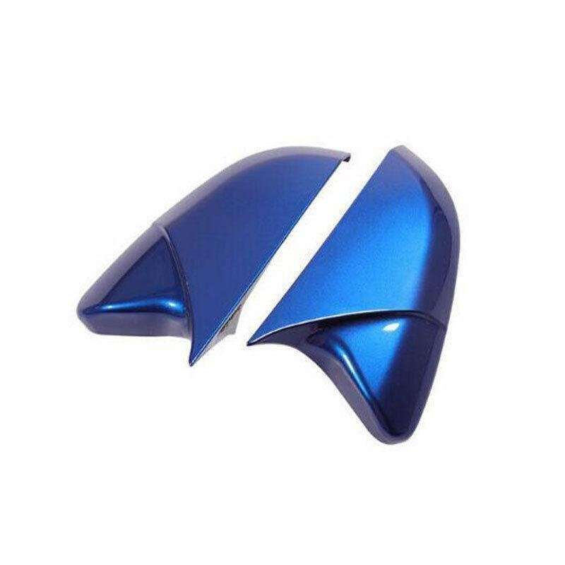 For Honda Civic Sedan Hatchback 16-2021 Blue OX Horn Rear View Side Mirror Cover