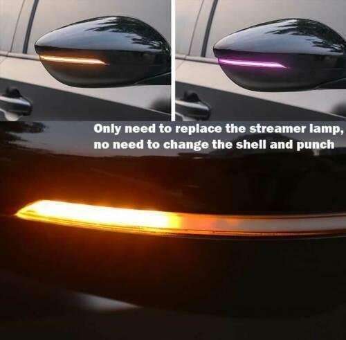 For Honda Accord 2018-2022 LED Side Rear View Mirror Streamer Turn Signal Lamp