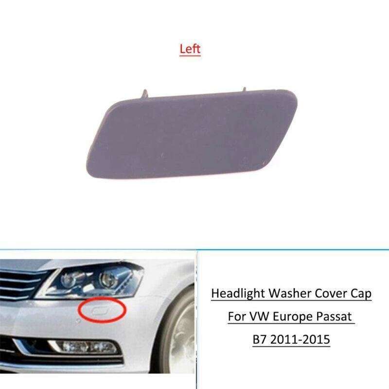 Front Bumper Headlight Washer Cover Cap For VW Europe Passat B7 2011-2015 Left