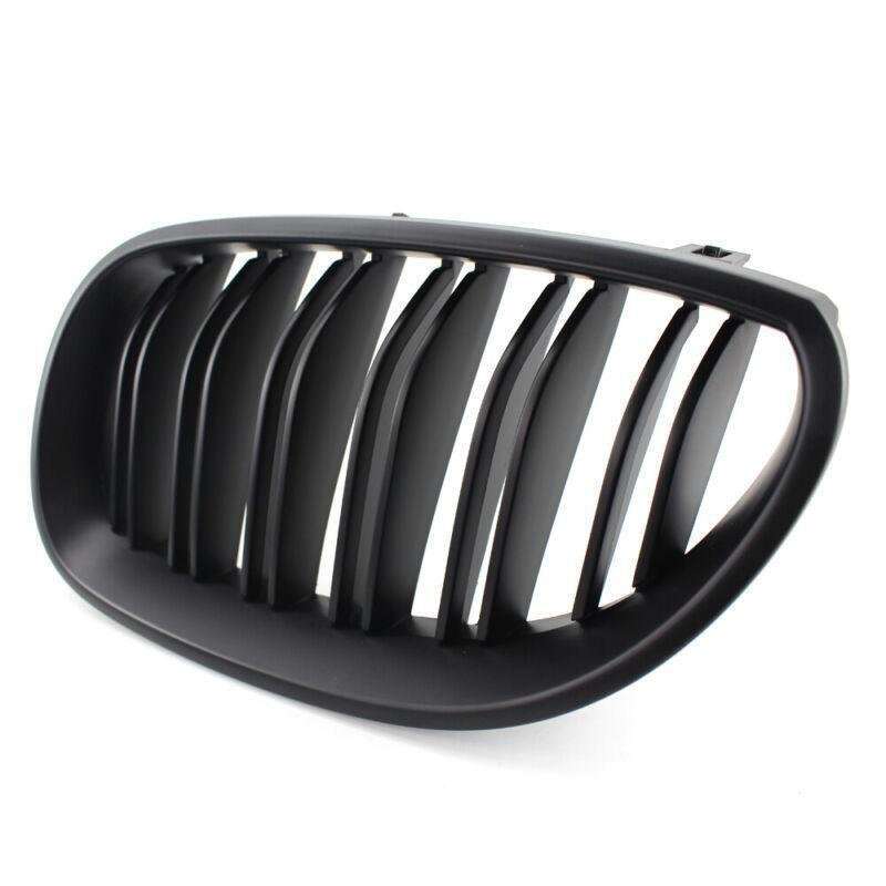 Pair Of Matte Black Slat Grille Fit For BMW E60 E61 M5 5 Series 2003-2009