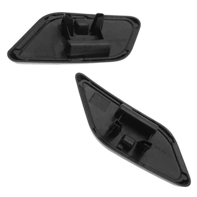 For VW Tiguan 2008-2011 Front Bumper Headlight Washer Nozzle Cover Cap Pair