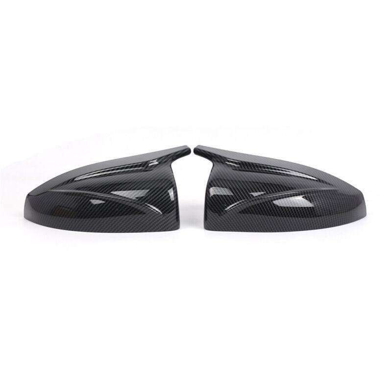 2x Wing Mirror Cover Cap For Audi A3/S3/RS3 Models 2014-2020 Carbon Fiber