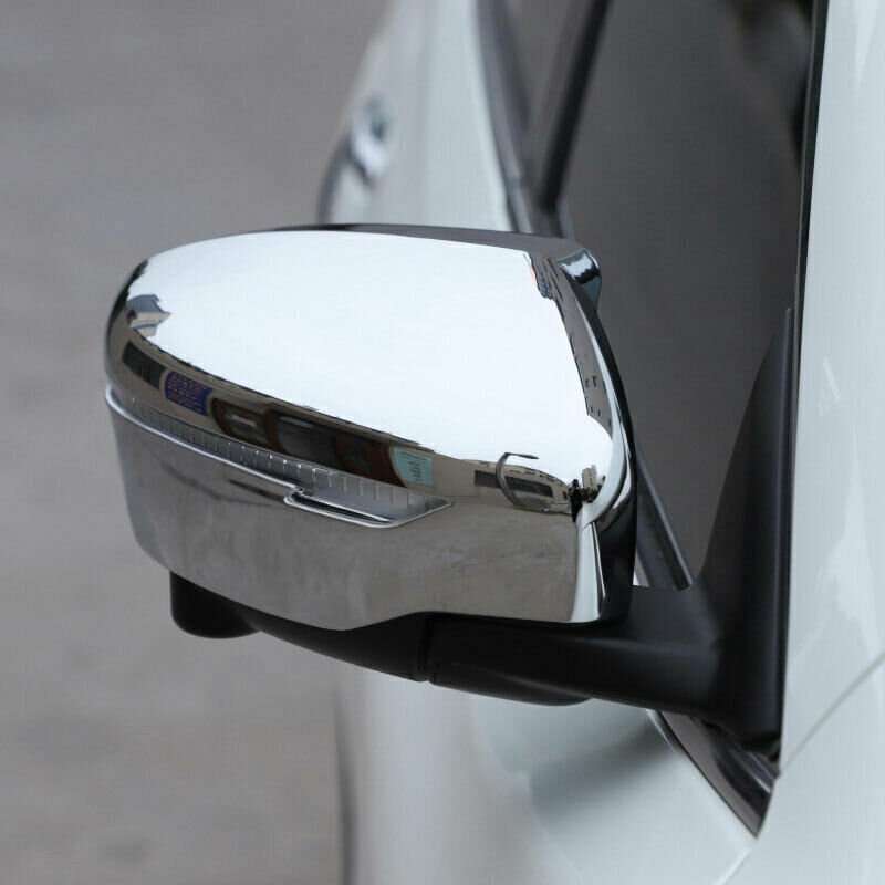 For Nissan Rogue 2014-2020 Chrome Side Door Rearview Mirror Cover Overlay cap