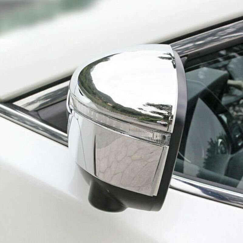 For Nissan Rogue 2014-2020 Chrome Side Door Rearview Mirror Cover Overlay cap