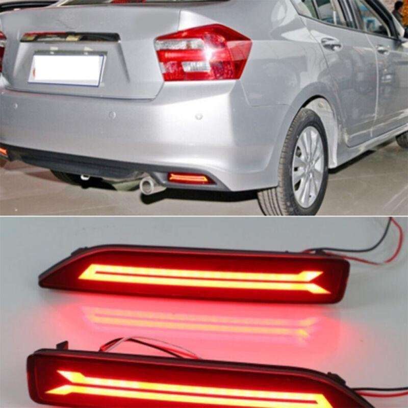 Rear Brake Taillight Bumper Reflector Lights For Honda CRV 07-09 CITY Pair B1