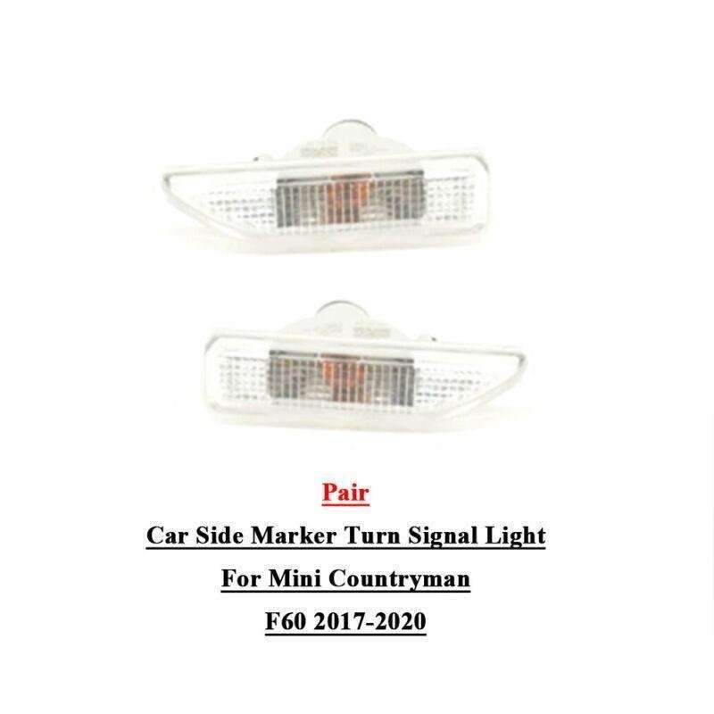 2x Side Marker Turn Signal Lights For Mini Countryman F60 17-20 63137406369/70