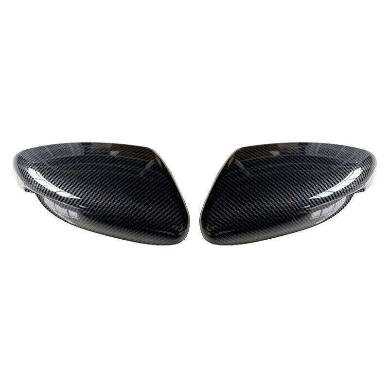 Car For Kia Forte K3 2014-18 Carbon Fiber Door Side Rear View Mirror Cover Trim