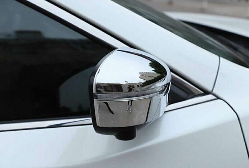 For Nissan Rogue 2014-2020 Chrome Side Door Rearview Mirror Cover Overlay cap