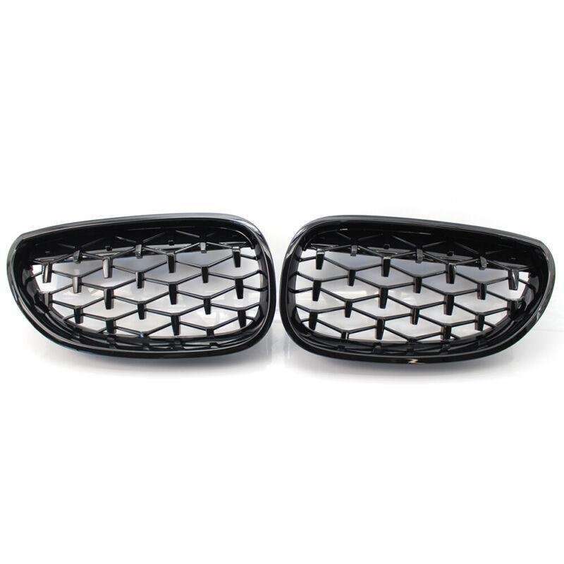 Fit For BMW E60 03-09 5 Series Brand New Grille Black Diamond Metero Style