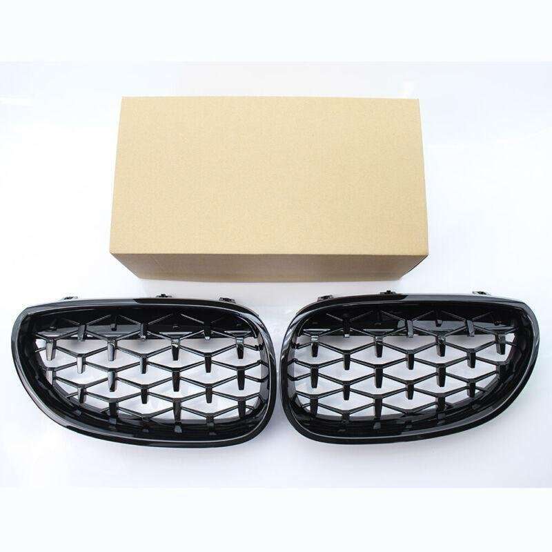 Fit For BMW E60 03-09 5 Series Brand New Grille Black Diamond Metero Style