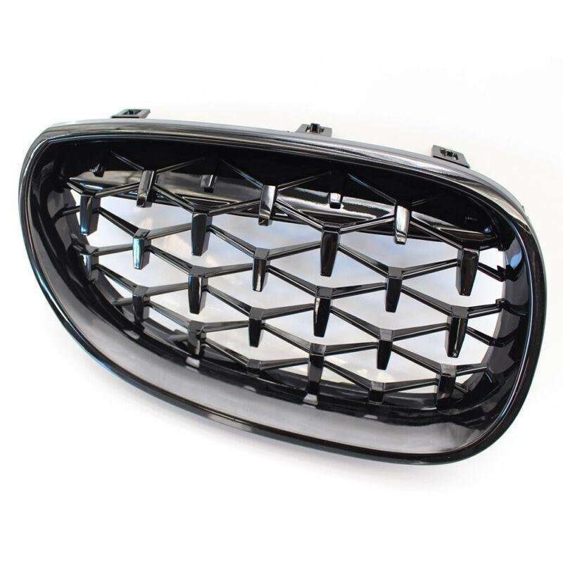 Fit For BMW E60 03-09 5 Series Brand New Grille Black Diamond Metero Style