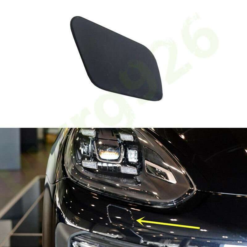 For Porsche Cayenne 92A 2015-2017 Right Headlight Washer Nozzle Cover Primer