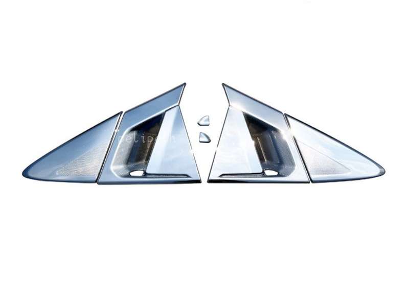For Toyota Prius 2023 Chrome ABS Rear Exterior Side Door Bowl Cover Trim 6PCS