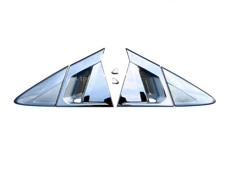For Toyota Prius 2023 Chrome ABS Rear Exterior Side Door Bowl Cover Trim 6PCS