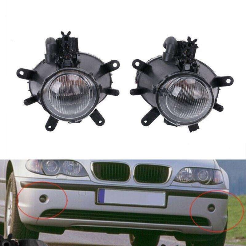 Pair Front Fog Light Driving Lamp For BMW E46 325i 325xi 330i 330xi 2001-2005