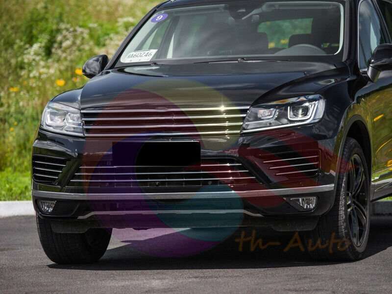 Left Side Front Bumper Grille For Volkswagen Touareg V6 &amp; TDI &amp; R-Line 2015-2018