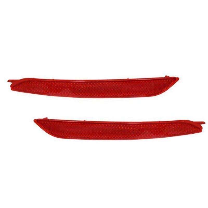 For Hyundai Elantra Sedan 2014-2016 1 Pair Rear Bumper Reflector Light Cover