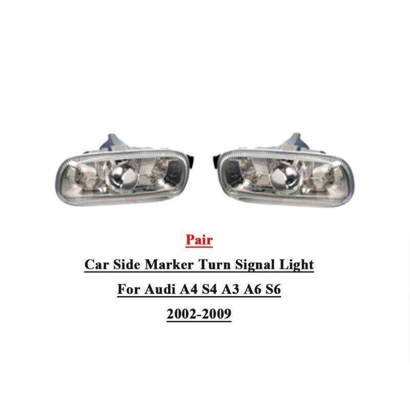 2x Car Side Marker Turn Signal Lights For Audi A4 S4 A3 A6 S6 02-09 8E0949127
