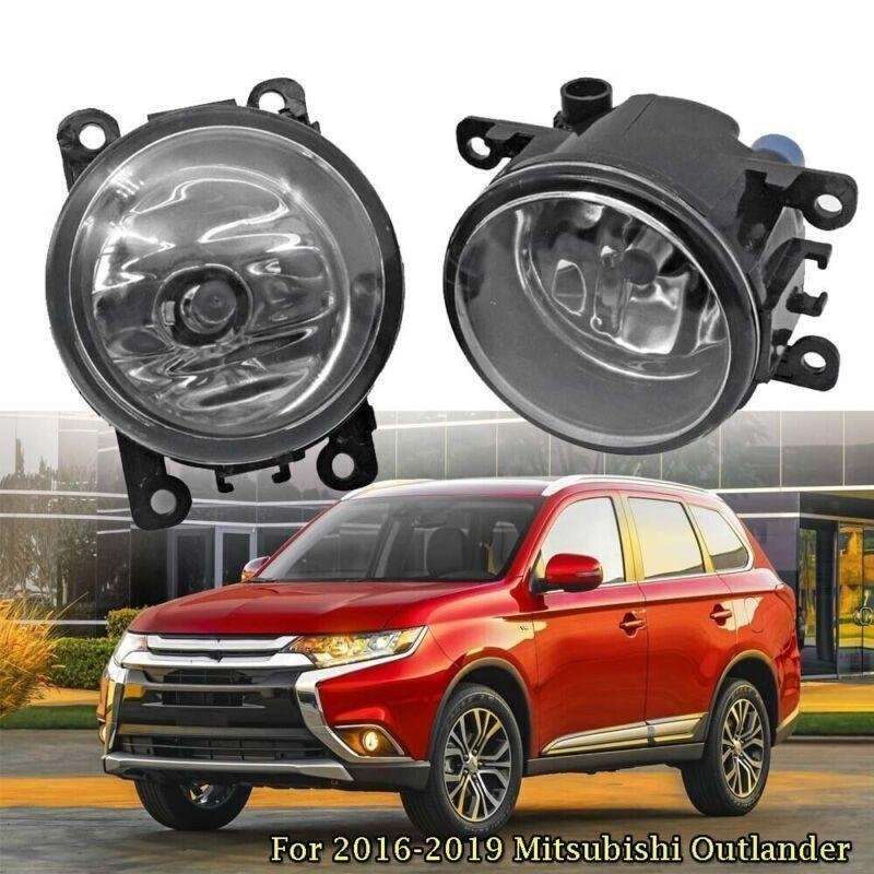 Front Bumper Fog Lights Lamps For Mitsubishi Outlander 2016-2018 2019 Left Right