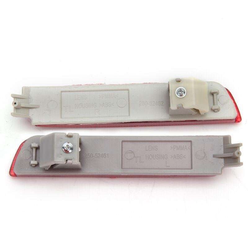 Pair Left+Right Side Rear Reflector Bumper Light Nissan For Sentra 2015-2018