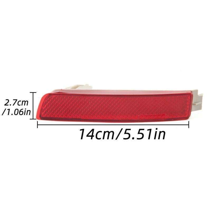 Pair Left+Right Side Rear Reflector Bumper Light Nissan For Sentra 2015-2018