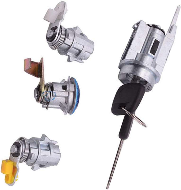 Ignition Switch Door Trunk Lock Cylinder Set for Toyota Corolla 1987-1992