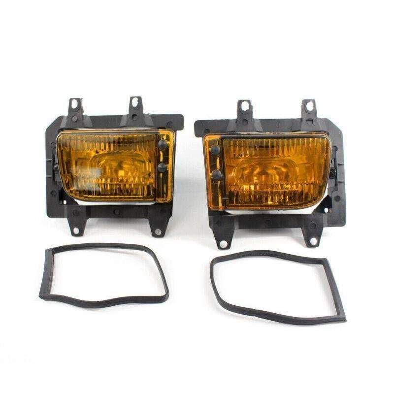 2X/Set Front Fog Light Lens Cover Kit for BMW E30 3Series 1985-1993 without Bulb