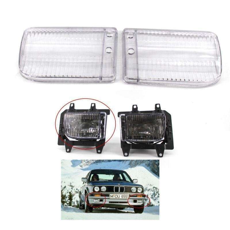 CAR Fog Light ABS Lens Clear fit for BMW3 E30 85-93 Pair