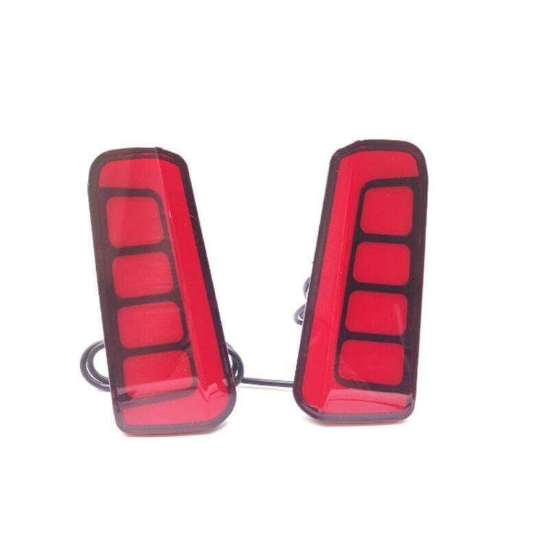 Red Rear Bumper Reflector Brake Light For Toyota Vellfire Alphard 15-18 Pair A1