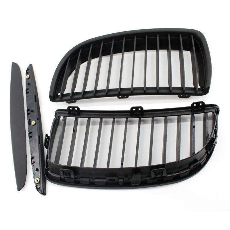 Matte Black Car Front Grille Fit for BMW 3 Series E90 E91 2005-2008 Mesh Grill