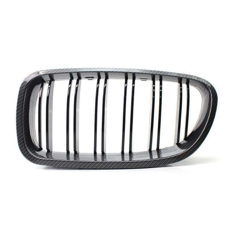 2 Line Carbon Fiber Printed Car Grille Sedan/Wagon Fit for BMW F10 F18 M5 11-14