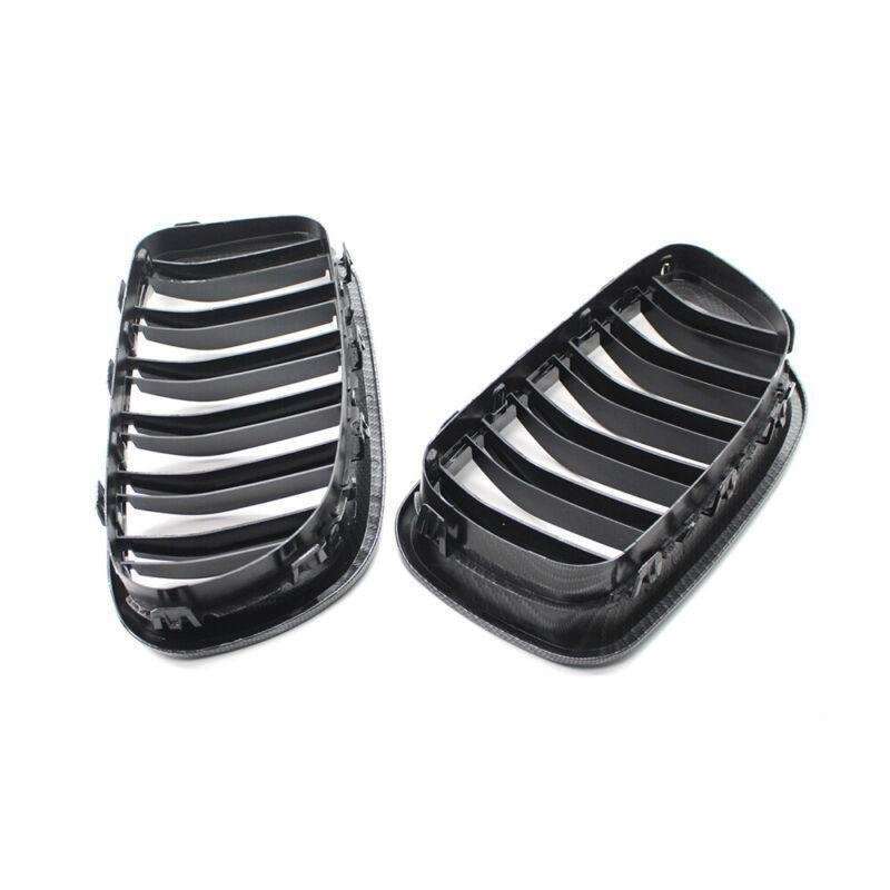 2 Line Carbon Fiber Printed Car Grille Sedan/Wagon Fit for BMW F10 F18 M5 11-14
