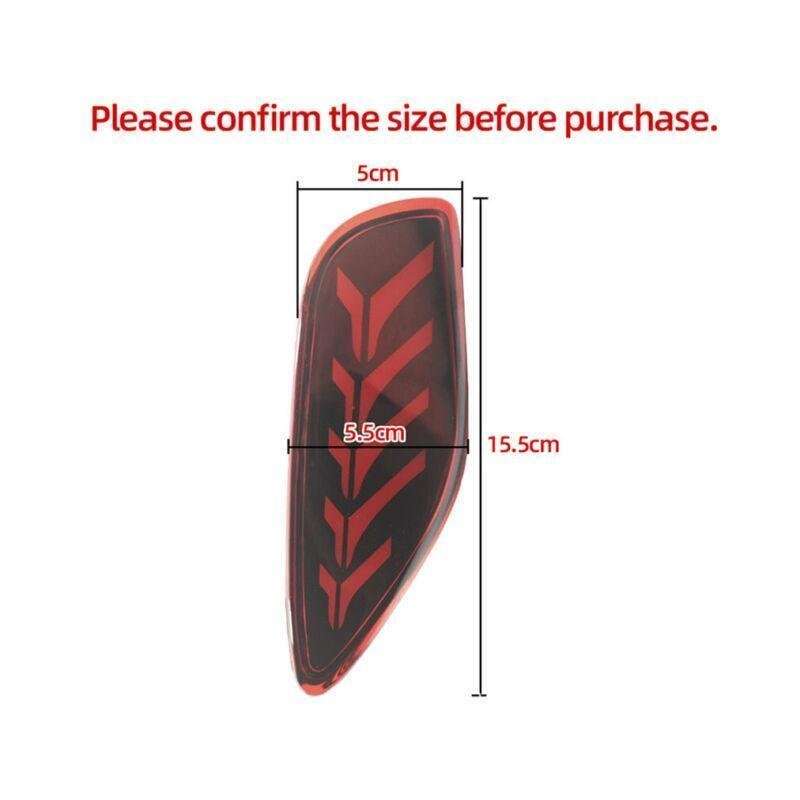 Rear Fog&amp;Brake Taillight Bumper Reflector Lights For Kia Seltos 19-21 Pair A1