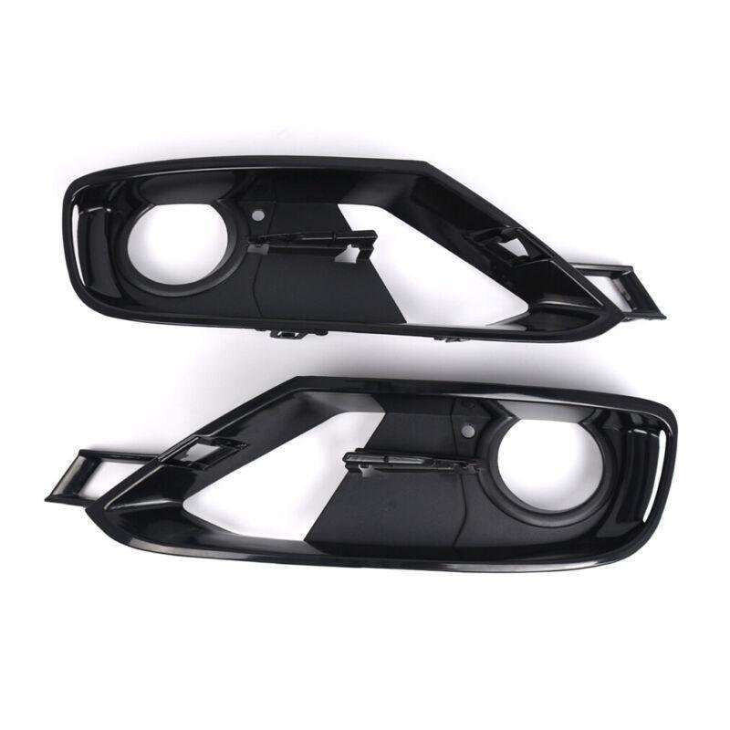 2pcs Front Bumper Fog Light Grille Cover Trims For BMW 3 Series F30 F31 11-18