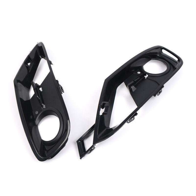 2pcs Front Bumper Fog Light Grille Cover Trims For BMW 3 Series F30 F31 11-18
