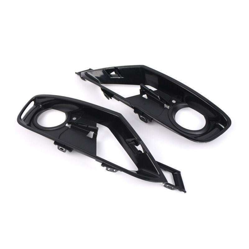 2pcs Front Bumper Fog Light Grille Cover Trims For BMW 3 Series F30 F31 11-18