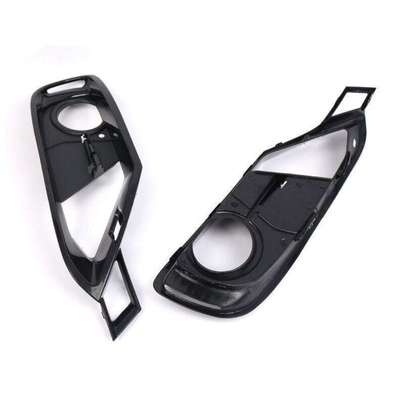 2pcs Front Bumper Fog Light Grille Cover Trims For BMW 3 Series F30 F31 11-18