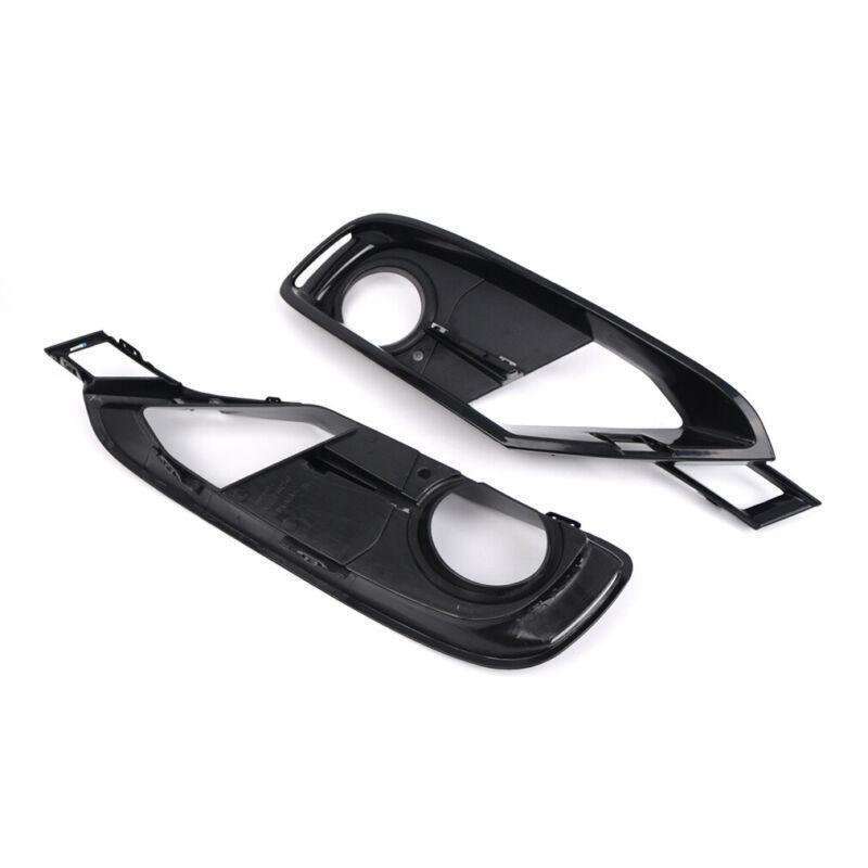 2pcs Front Bumper Fog Light Grille Cover Trims For BMW 3 Series F30 F31 11-18